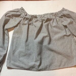 Brandy Melville Striped Off-Shoulder Women's Top, Xs sm